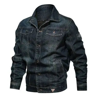 DIMUSI Herren Jeansjacke Denim