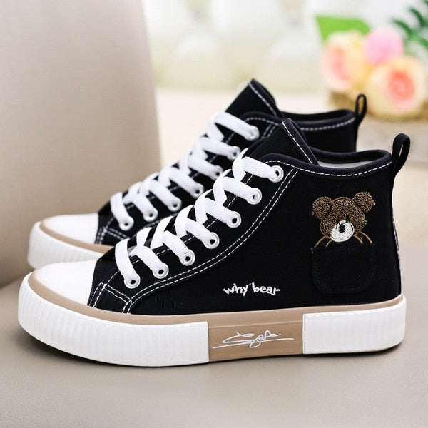 Teddy-Bär Canvas Sneaker