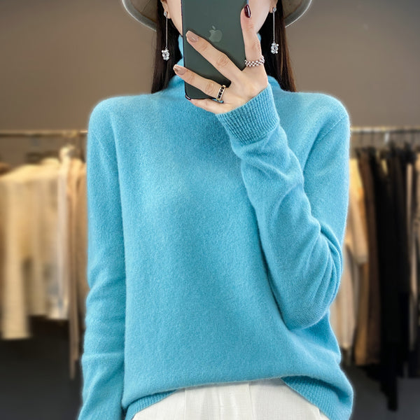 PureWool™ – Damen Rollkragenpullover aus 100% reiner Wolle – Herbst/Winter Kollektion