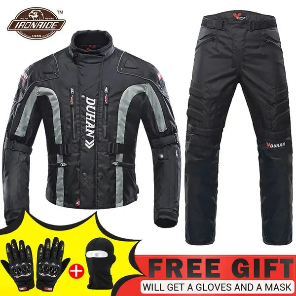 DUHAN Winddichte Motorradkleidung Set