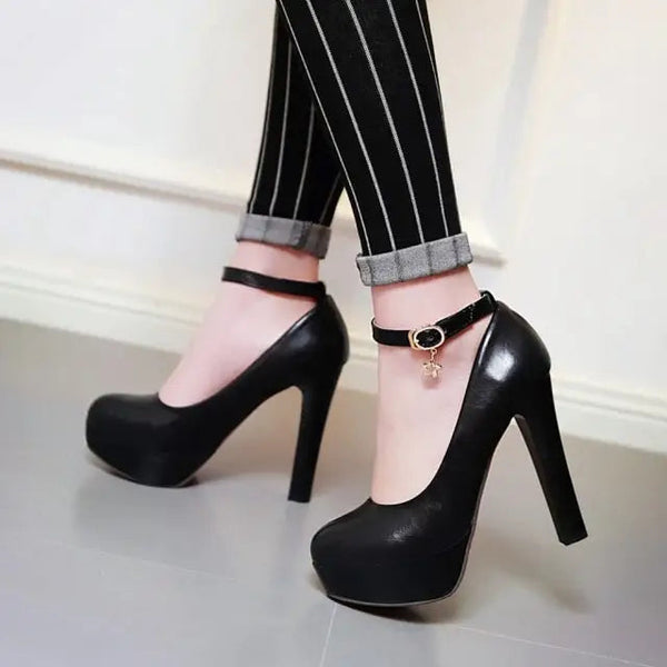 Elegante Plateau-High-Heels