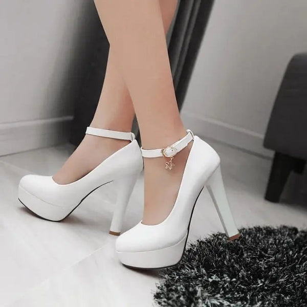 Elegante Plateau-High-Heels