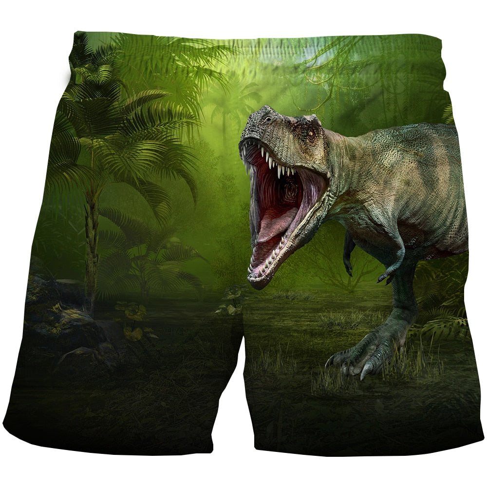 3D Dinosaurier Kinder Badeshorts