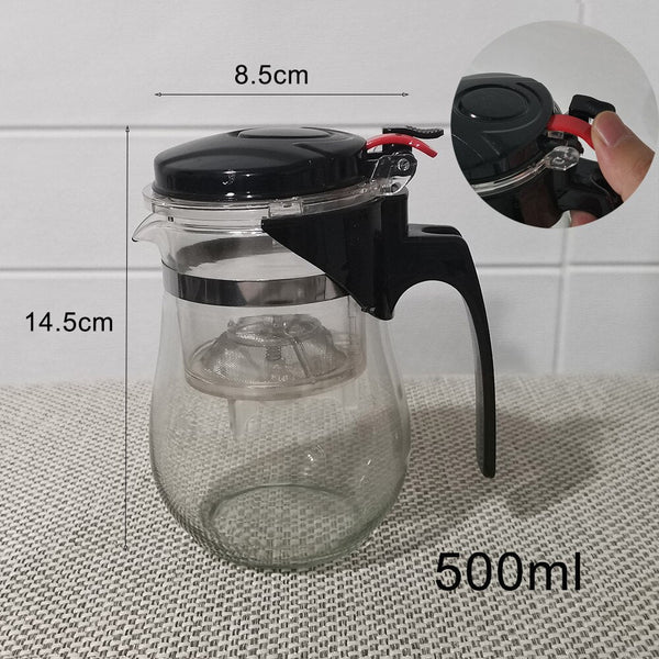 Hitzebeständiger Glas-Teekanne