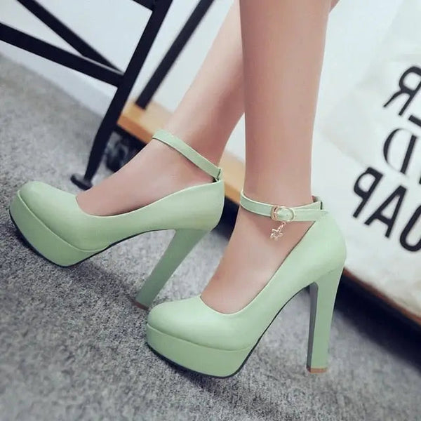 Elegante Plateau-High-Heels