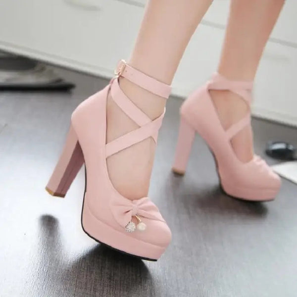 Elegante Plateau High Heels