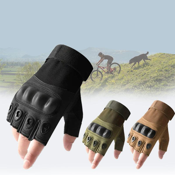 Taktische Fingerlose Handschuhe für Herren – Perfekt für Outdoor-Sport, Schießsport, Jagd, Airsoft und Radfahren