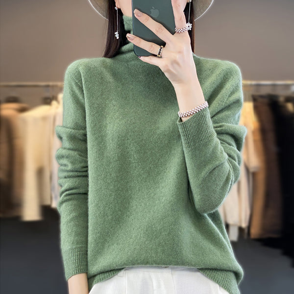 PureWool™ – Damen Rollkragenpullover aus 100% reiner Wolle – Herbst/Winter Kollektion