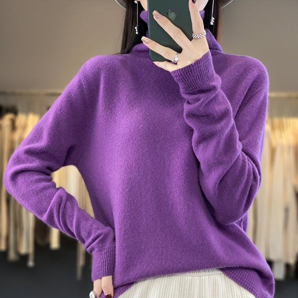 PureWool™ – Damen Rollkragenpullover aus 100% reiner Wolle – Herbst/Winter Kollektion