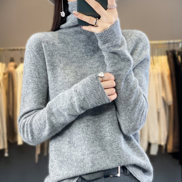 PureWool™ – Damen Rollkragenpullover aus 100% reiner Wolle – Herbst/Winter Kollektion