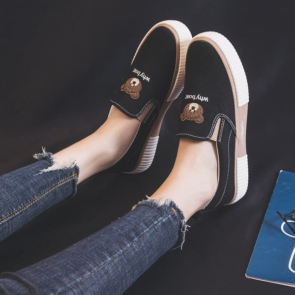 Teddy-Bär Canvas Sneaker