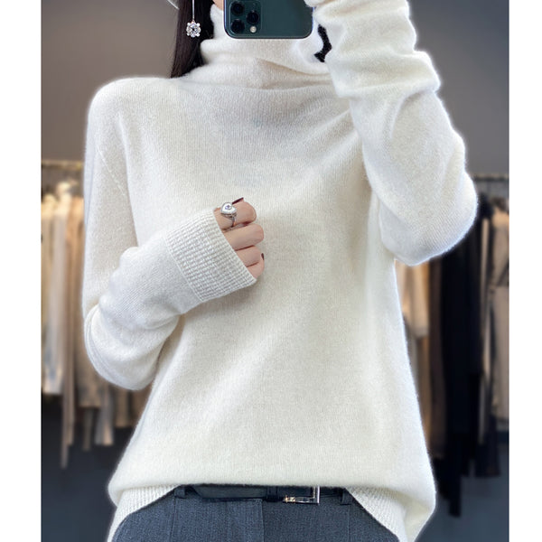 PureWool™ – Damen Rollkragenpullover aus 100% reiner Wolle – Herbst/Winter Kollektion