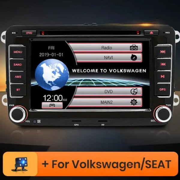 AWESAFE 2-Din Autoradio für VW