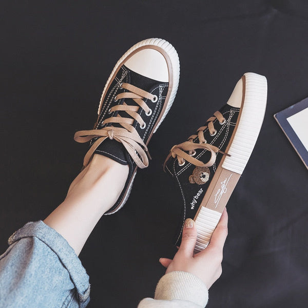 Teddy-Bär Canvas Sneaker