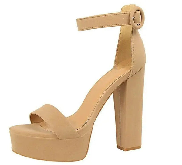 Elegante Plateau High Heels