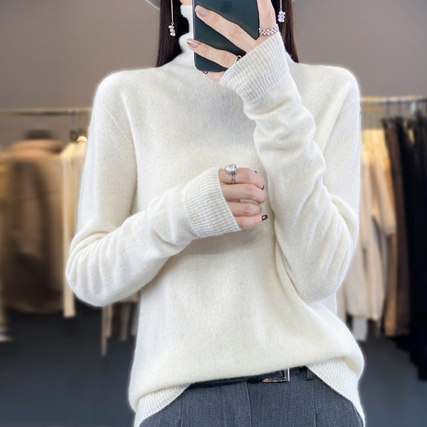 PureWool™ – Damen Rollkragenpullover aus 100% reiner Wolle – Herbst/Winter Kollektion