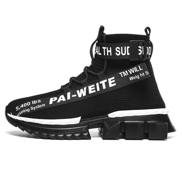 Gelbe High-Top Sneaker