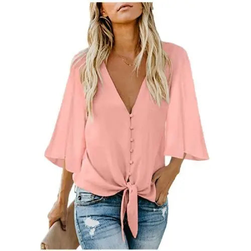 Sommer Damen Bluse Casual