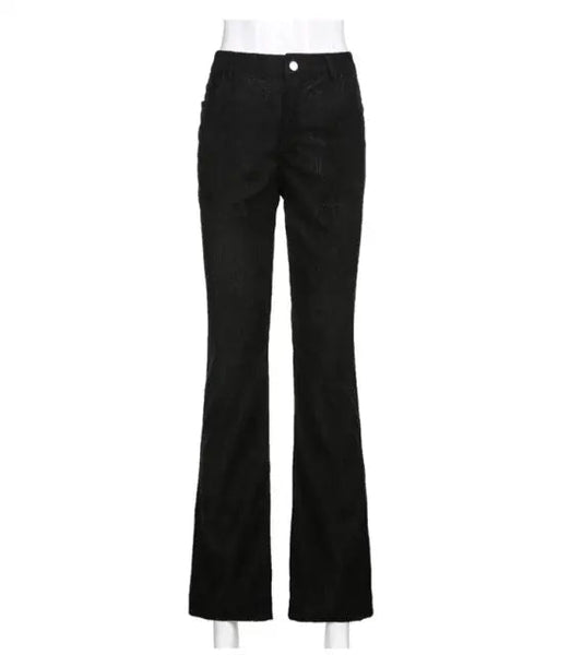 Hohe Taille Cargo-Hose Damen