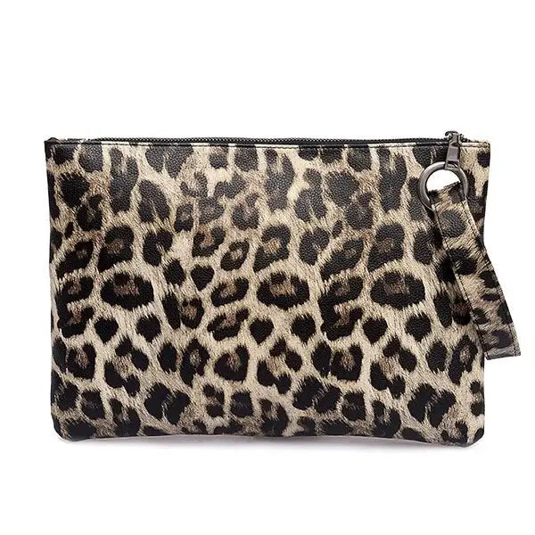 Schlangenprint Damen Clutch