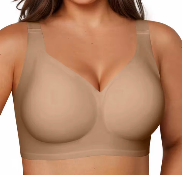 Nahtloser Damen-BH, Kabelloses Bralette mit Herausnehmbaren Polstern für Komfort