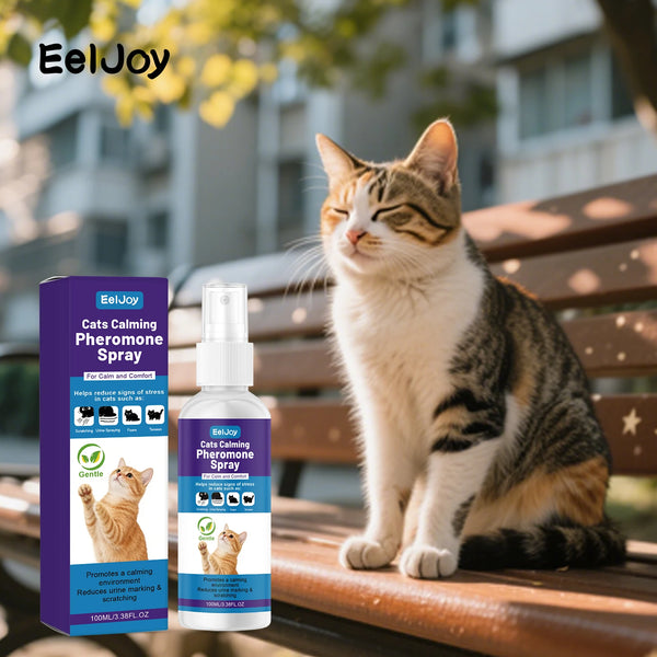 Pheromon Beruhigungsspray Für Katzen Gegen Stress Angst 100ml