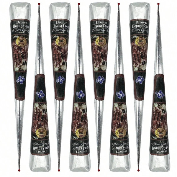 Wasserfeste Henna Tattoo Creme – Temporäre Körperkunst in Schwarz & Braun