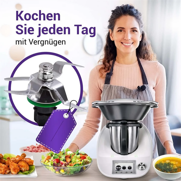 Ersatzmesser für Thermomix TM5 und TM6 – Hochwertige Edelstahlklinge