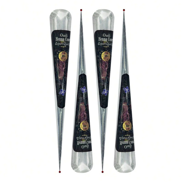 Wasserfeste Henna Tattoo Creme – Temporäre Körperkunst in Schwarz & Braun