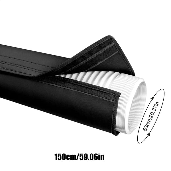 Klimaanlagen-Schlauchisolierhülle Neopren Wärmedämmung Staubschutz 150x53cm Schwarz