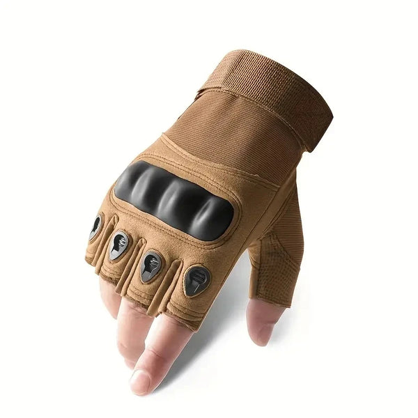 Taktische Fingerlose Handschuhe für Herren – Perfekt für Outdoor-Sport, Schießsport, Jagd, Airsoft und Radfahren