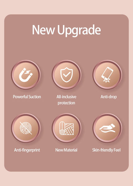 Original MaxGear iPhone Hülle – MagSafe kompatibel, Silikon + Acryl, mit Ring/Kickstand