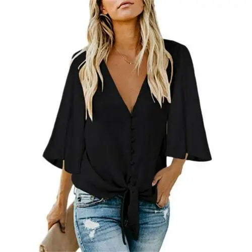 Sommer Damen Bluse Casual