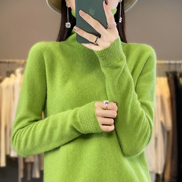 PureWool™ – Damen Rollkragenpullover aus 100% reiner Wolle – Herbst/Winter Kollektion