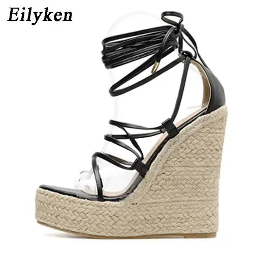 Eilyken Damen Plateau-Sandalen