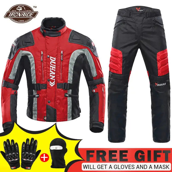 DUHAN Winddichte Motorradkleidung Set