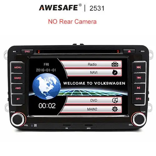 AWESAFE 2-Din Autoradio für VW