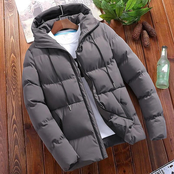 Herren Winterjacke mit Kapuze