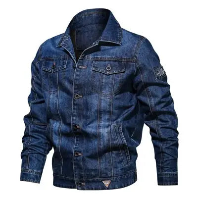 DIMUSI Herren Jeansjacke Denim