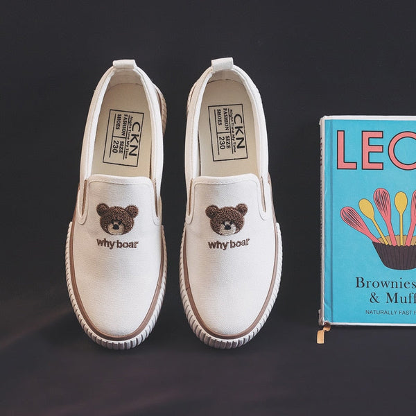 Teddy-Bär Canvas Sneaker