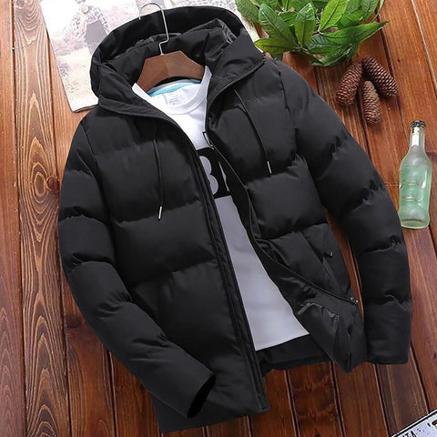 Herren Winterjacke mit Kapuze