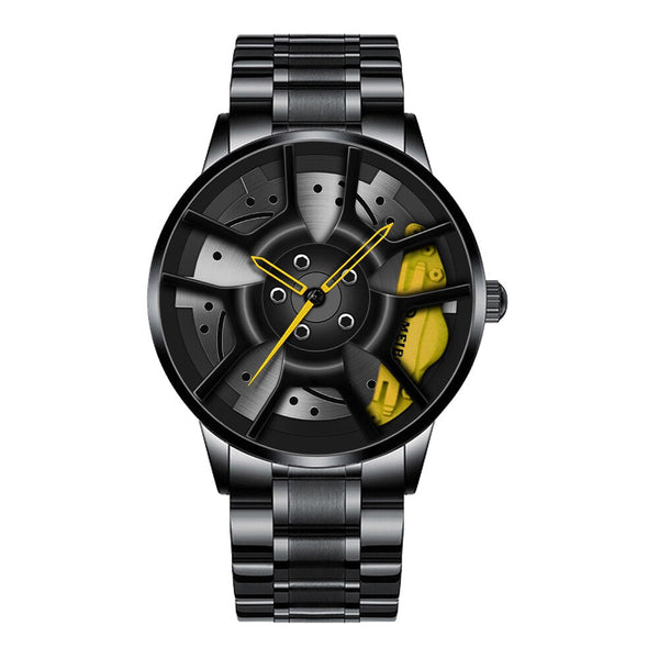 Sportliche Herren-Quarzuhr Edelstahl