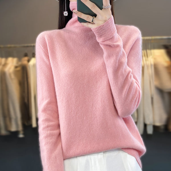 PureWool™ – Damen Rollkragenpullover aus 100% reiner Wolle – Herbst/Winter Kollektion