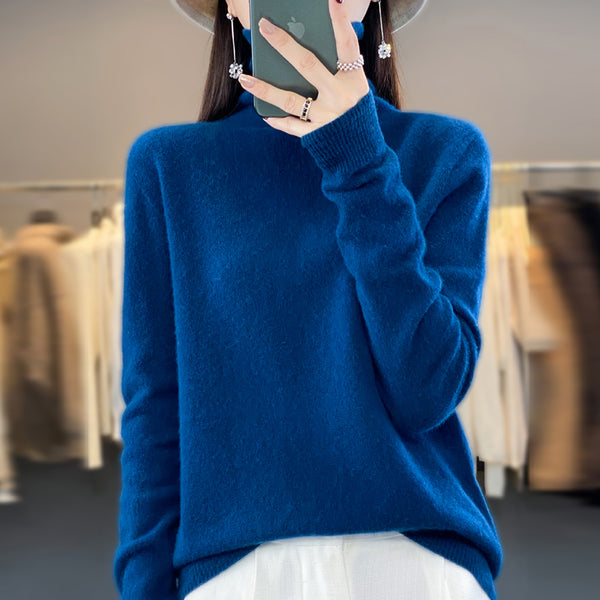 PureWool™ – Damen Rollkragenpullover aus 100% reiner Wolle – Herbst/Winter Kollektion