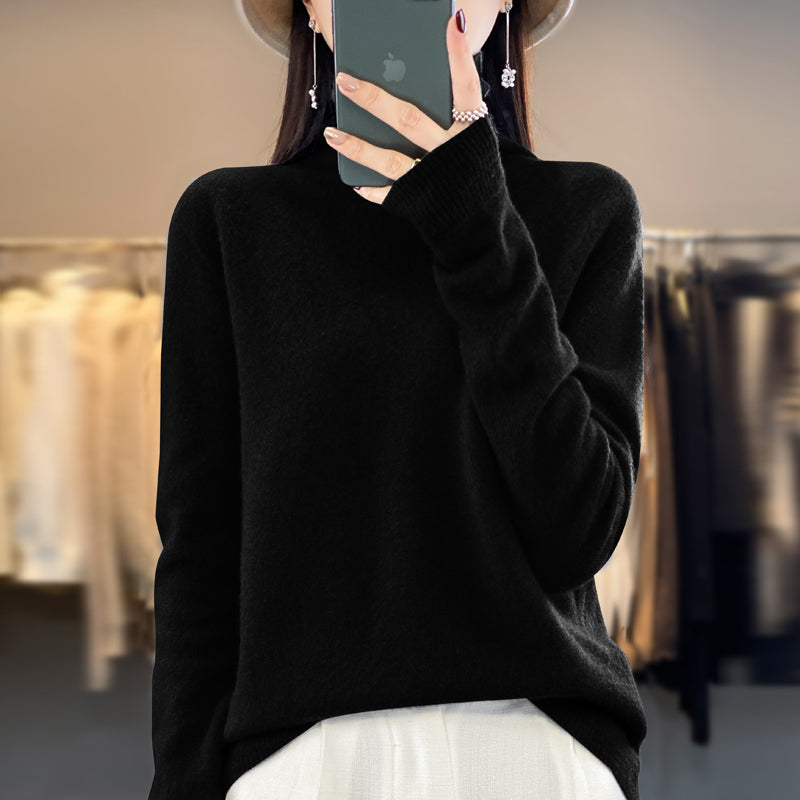 PureWool™ – Damen Rollkragenpullover aus 100% reiner Wolle – Herbst/Winter Kollektion