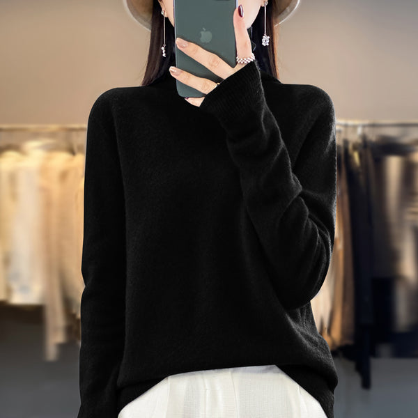 PureWool™ – Damen Rollkragenpullover aus 100% reiner Wolle – Herbst/Winter Kollektion