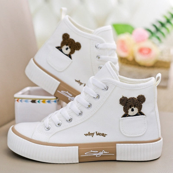 Teddy-Bär Canvas Sneaker