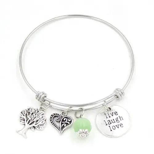 Inspirierendes Edelstahl Charm-Armband