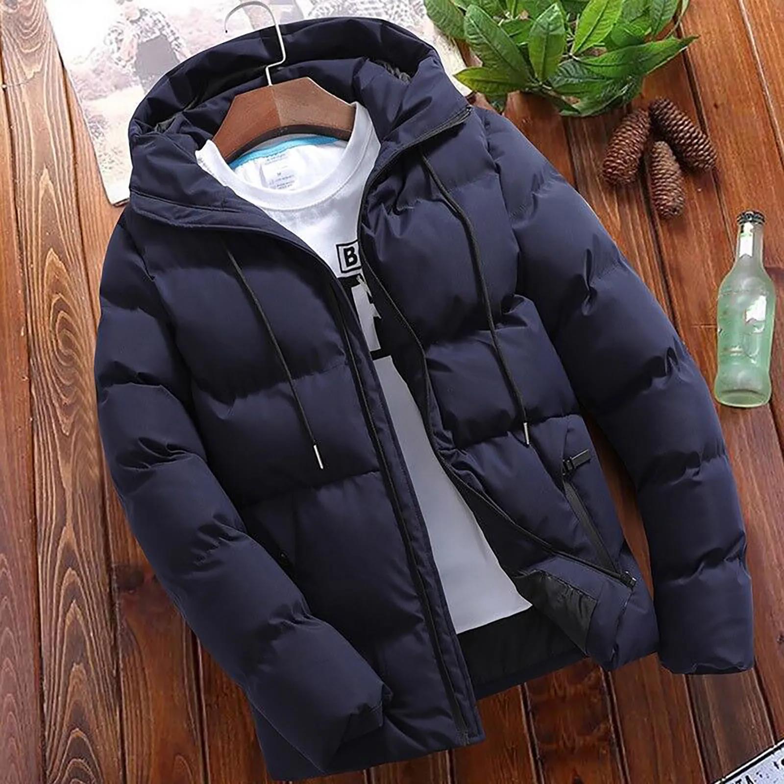 Herren Winterjacke mit Kapuze