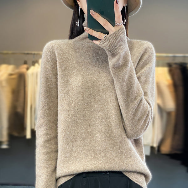 PureWool™ – Damen Rollkragenpullover aus 100% reiner Wolle – Herbst/Winter Kollektion